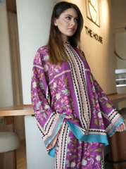 Digital printed cord set Good quality stitching Full suit overlock