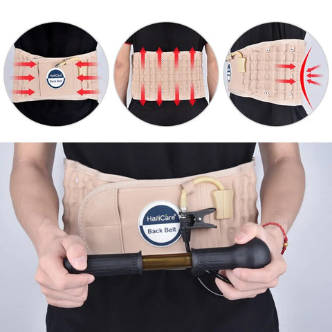 HailiCare Back Relief Belt Waist Brace Support Belt Lumbar traction backach Waist Brace Pain Release Health Massager Health Care