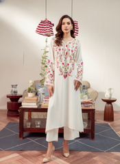 Long Embroidery shirt and flyper 2pc suit